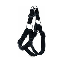 Konfor Ronin Dokuma Köpek Göğüs Tasması Siyah 1,5x35-40 Cm