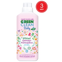 U Green Clean Baby Organik Lavanta Yağlı Bitkisel Çamaşır Yumuşatıcı 3 x 1 L