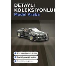 Greddy V2 1/64 Diecast Nissan Skyline Gt-r R34 Kaido Works Model Araba, Koleksiyonluk Bx-313373