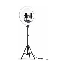 Tr 22 İnç Profesyonel Ring Light 3 Telefon Tutuculu, 3 Işık Modlu, Kademesiz Parlaklık Ayarlı, Çift Usb Çık