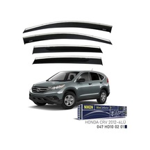 Honda Crv / Cr-v 2012-2018 Kromlu Cam Rüzgarlığı Ön - Arka 4 Parça Plexiglas Füme Niken 047hd100201