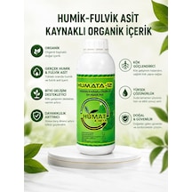 Humata 12 Leonardit Menşeili Sıvı Humik Asit Organik Sıvı Gübre 1 Litre 0,250