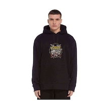 Guns N Roses Metal Baskılı Siyah Erkek Kapşonlu Sweatshirt (534752184)