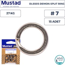 Mustad Demon Dlss05 Split Ring Halka 7 27kg 15 Adet