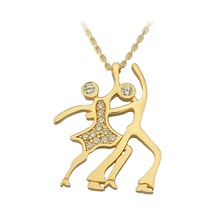 Altın Dans Eden Çift Kolye 80166356