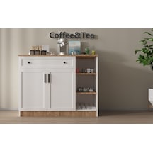 Açık Raflı Modern Kahve Köşesi