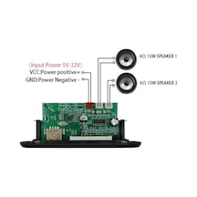 Usb bluetooth Fm 12V  ( 2 Hoparlör bağlanabilen ) mp3 dekoder
