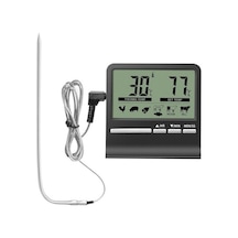 Ranyeek Siyah Mutfak Gıda Termometresi - Barbekü, Fırın Ve Pişirme İçin Besin Sıcaklık Ölçer