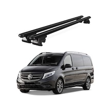 Venüs Mercedes-benz Vito W447 2014 Ve Sonrası Uyumlu Siyah Ara Atkı Port Bagaj Tavan Barı