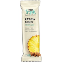 Ananas Ve Badem Aromalı Meyve Bar 35 G Meyve İçeren Pratik Atıştırmalık 1 Adet