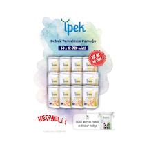 12 Al 10 Öde İpek 60'lı Bebek Temizleme Pamuğu Ve Rosie Pamuk Hediye