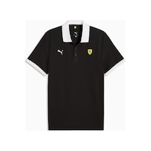 Puma Scuderia Ferrari Erkek Siyah Polo Tişört 634248-01 Siyah