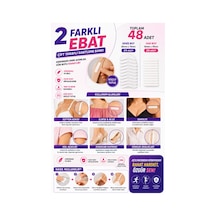 Kıyafet Sabitleme Bandı 48 Adet, 10x75mm Ve 25x75mm Çift Taraflı - 893767535