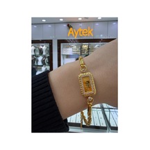 24 Ayar Gram Altınlı Halat Bileklik 24ayargram0000000026 Sarı