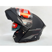 Mt Atom 2 Sv A1 İç Güneş Vizörlü Çene Açılır Kask Mat Siyah