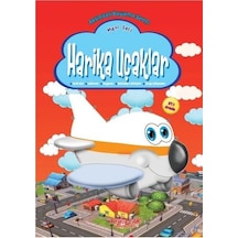 Harika Uçaklar Mavi Seri-Aktiviteli Boyama Serisi- Yumurcak Yayınları