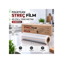 Streç Film 45 Cm X 1500 Metre 8 Mikron - 921056585