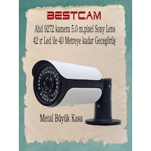Ahd 9272 Metal Kasa Kamera 5 Mp Sony Lens 42 Ir Led