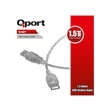 Qport Q-Uz1 Usb 2.0 Usb Uzatma Kablosu 1.5Mt