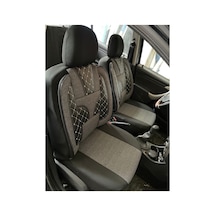 Her Araca Uyumlu Oto Koltuk Kılıfı Gri - 878281468