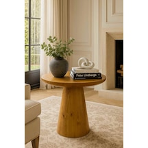 Modern Tarz Ahşap Orta Sehpa Ahşap Renk Şık Görünüm Meşe