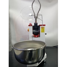 Dev Mikser Kapaklı Hamur Karma Makinası 10 Kg Un 5 Lt Su 15 Kg Kapasiteli Beyaz - Gri