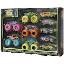 Hcb57 Monster Trucks Karanlıkta Parlayan Araçlar, Hot Wheels Monster Trucks - Mattel