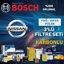 Nissan Qashqai 1.5 Dci Bosch  Filtre Bakım Seti 2014-2018 K9K