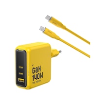 Gan Hızlı Şarj Istasyonu 3 Usb-c Ve 2 Usb-a Port Pd Qc Pps Destekli Led Ekranlı 5a Hızlı Şarj Akım Korumalı Aş