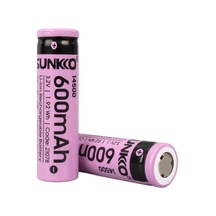 Sunkko 21078 3.2 Volt 600 Mah Ifr 14250 Şarj Edilebilir Pil - 2 Li Paket Halinde
