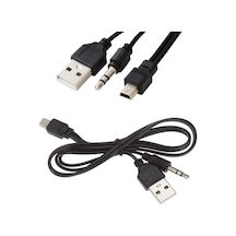 Mp3 Mp4 Player Müzik Kutusu Usb Şarj Ve 3.5Mm Aux Kablo