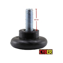 M8X25 Civatalı Plastik Bombe Ayak