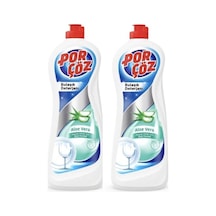2 Adet Porçöz Bulaşık Elde Yıkama Deterjanı Aloe Vera 675 Ml