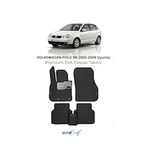 Volkswagen Polo 9n 2002-2009 Araca Özel 3d Havuzlu Eva Paspas Tam Set 5 Parça