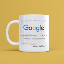 Kişiye Özel Google Dünyanın En İyi Kardeşi Tasarımlı Kupa Bardak