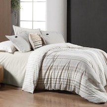Sarev Calamor Bej King Size Battal Boy %100 Pamuk Mood Comfort Nevresim Takımı Bej