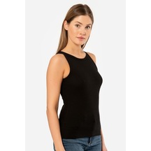 Kadın Halter Yaka Fitilli Atlet 001