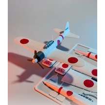 Riti Design - Zero - A6m Zero Savaş Uçağı 3d Model Kit Kartı Maketi