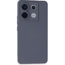 Xiaomi Redmi Note 13 Pro 5g Uyumlu Kılıf Nano İçi Kadife Silikon - Gri