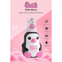 Sugar Candy Çilek Kokulu Doğal Vegan Çocuk Köpük El Sabunu Lumı 350 Ml Paraben İçermeyen Pembe Köpük