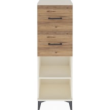 Arges Dolap Tek Raflı 2 Çekmeceli 44x30x134 Aytaşı-çam Aytaşı