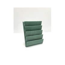 YEŞİL Ayaklı süet kaplama küpe standı Yeşil