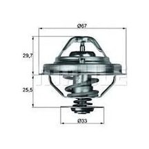MAHLE TX3888D TERMOSTAT BMW 3 TOURING E36 88C