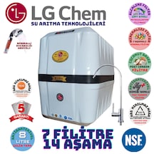 Lg Chem Cool Beyaz Siyah 8 Lt 7 Fl 14 Aşama Su Arıtma Cihazı