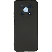Huawei Nova Y90 Uyumlu Kılıf Nano İçi Kadife Silikon - Siyah