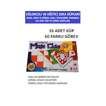 Görsel Eğitici Dikkat Zeka Ve Akıl Küpleri Kohs, Wisc-r Vb. Görsel Zeka Testlerine Yardımcı