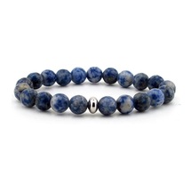 Mat Sodalit Doğal Taş Bayan Bileklik B847 Çok Renkli