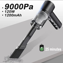 Şarjlı Oto Süpürgesi Ekstra Vakum 9000 Pa