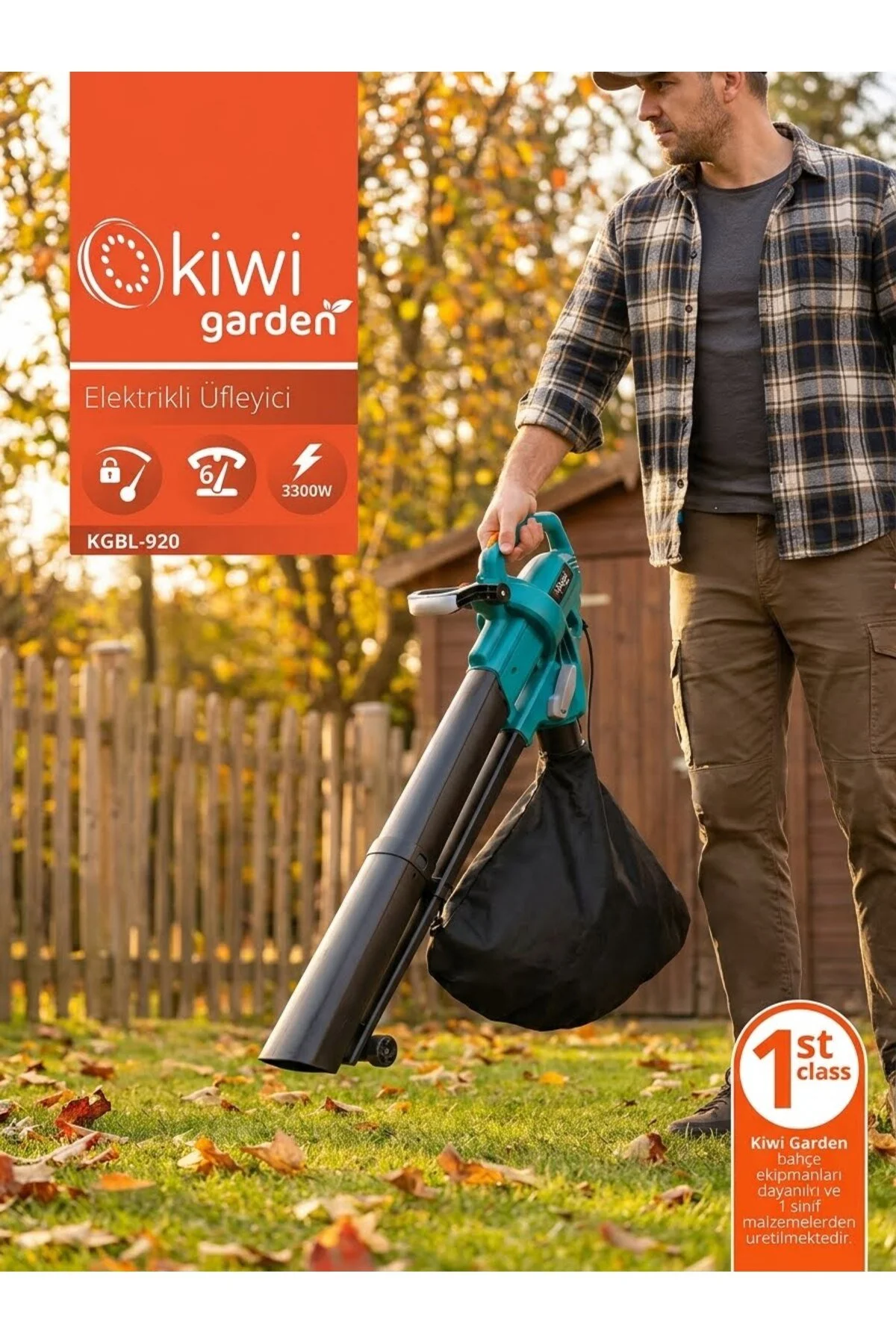 Kgbl-920 Elektrikli Üfleyici 3300w Güç & Yüksek Üfleme Performansı