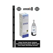 Belge Üretimi Baskı Çözümü Elektronik Parça Epson T6735 Light Cyan İnkjet Mürekkep Kartuşu